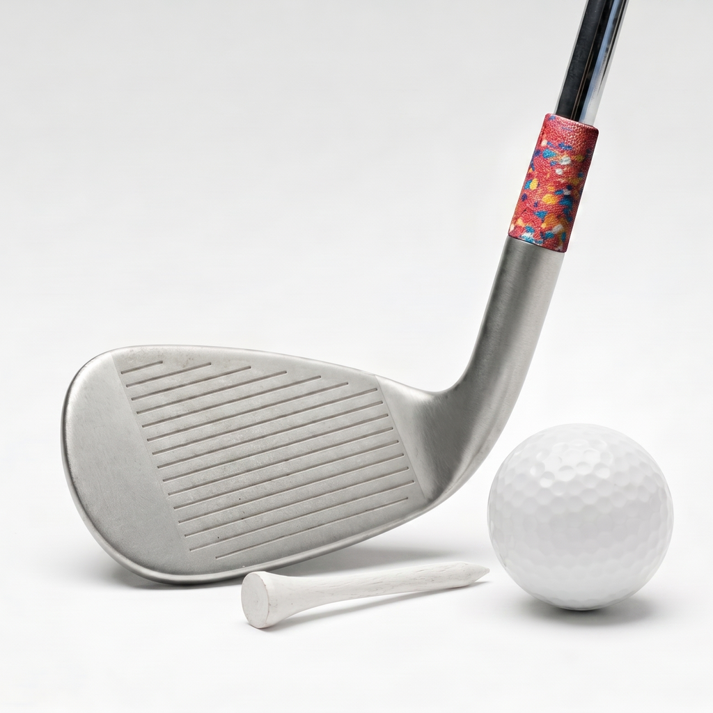 Feral Golf “The Red Pollack” Ferrule – Abstract Paint Splatter