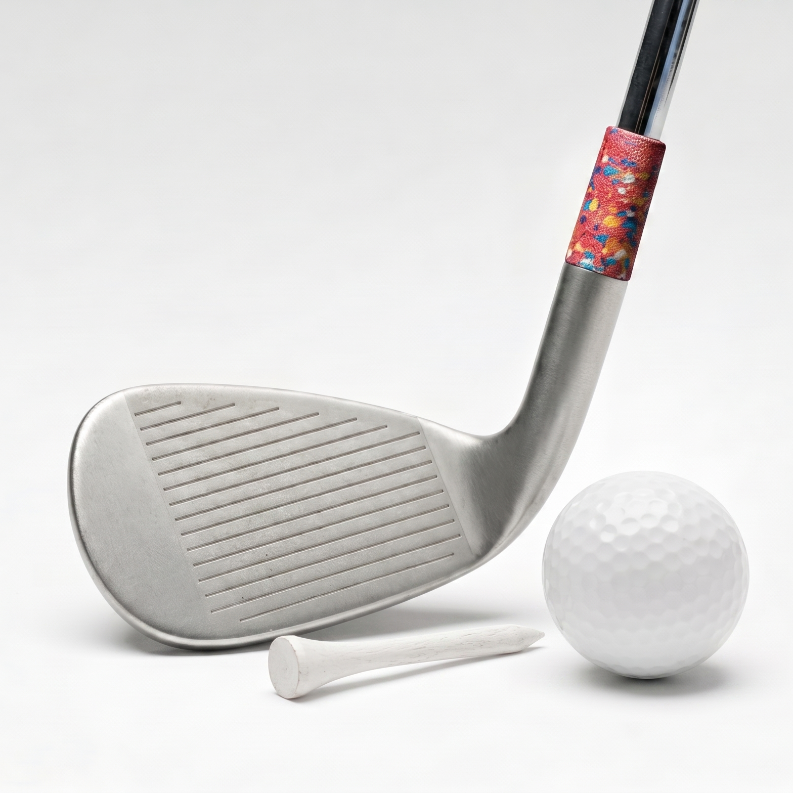 Feral Golf “The Red Pollack” Ferrule – Abstract Paint Splatter