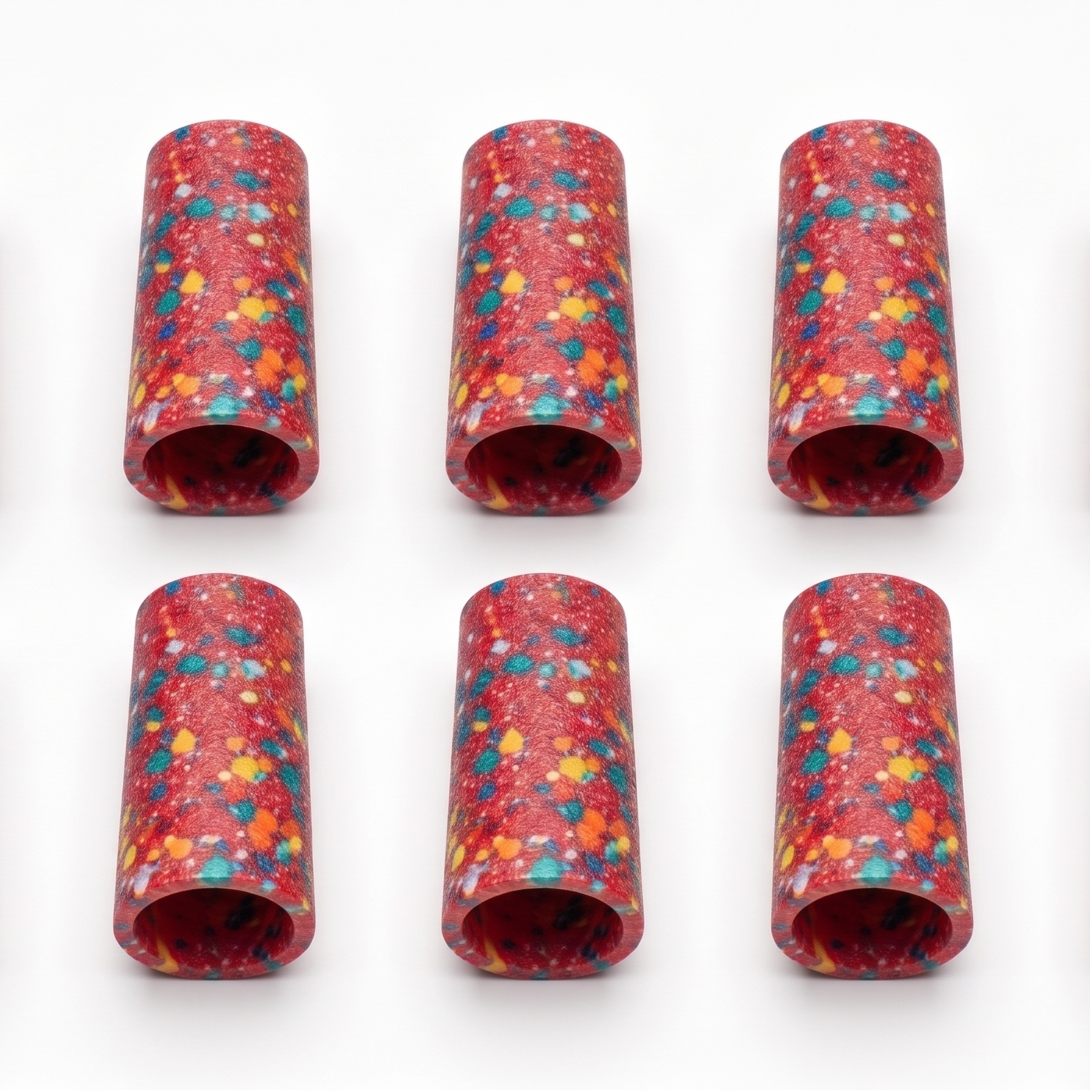 Feral Golf “The Red Pollack” Ferrule – Abstract Paint Splatter