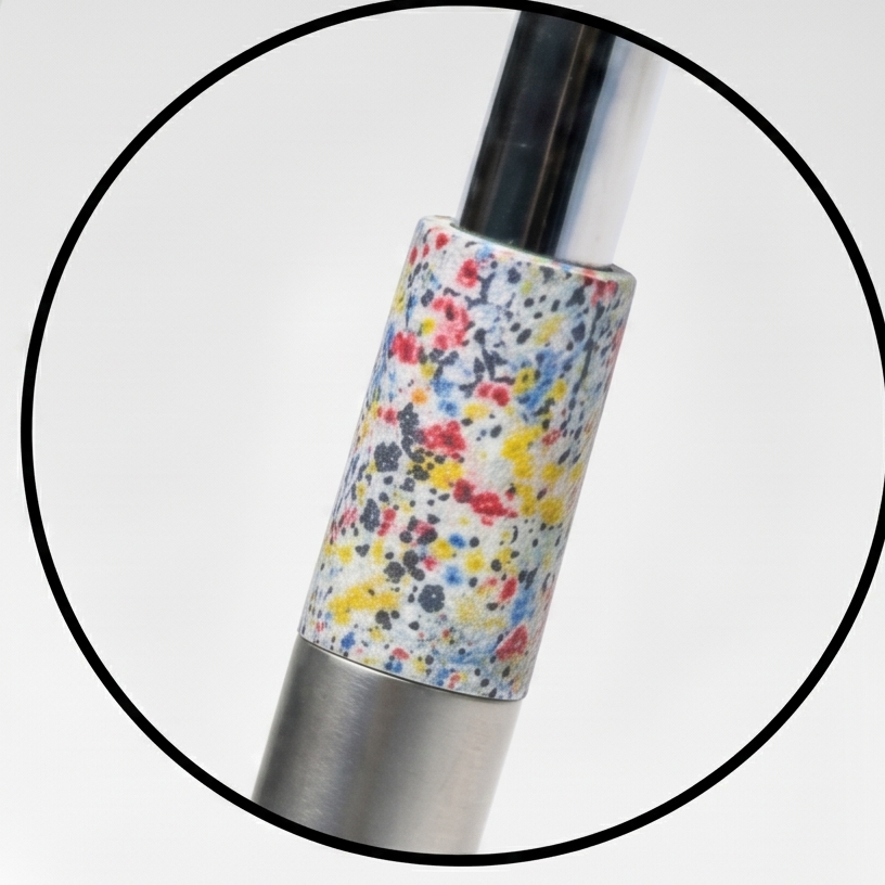 Feral Golf “The Pollack” Ferrule – Abstract Paint Splatter