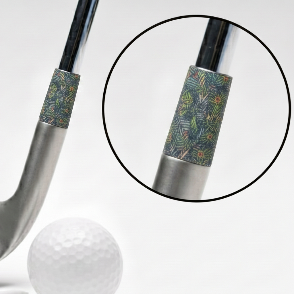 Feral Golf “The Peacock ” Ferrule – Feather Theme