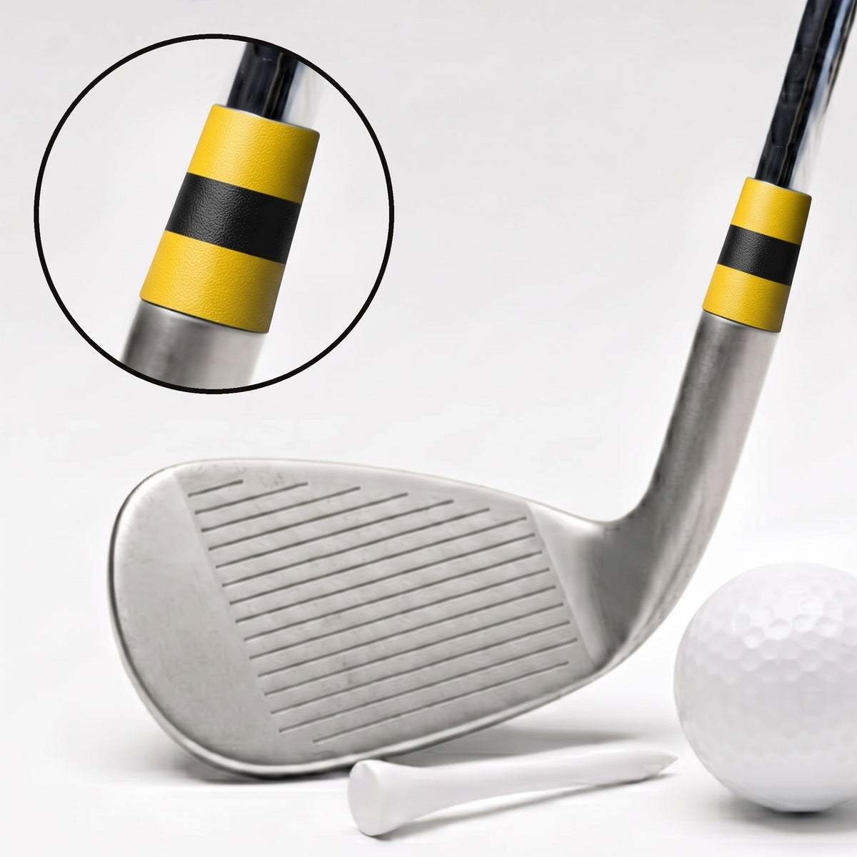 Black and Gold Bands ferrule