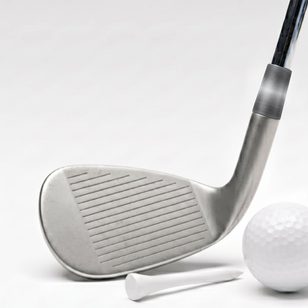 Brushed Titanium Ferrule - on a wedge
