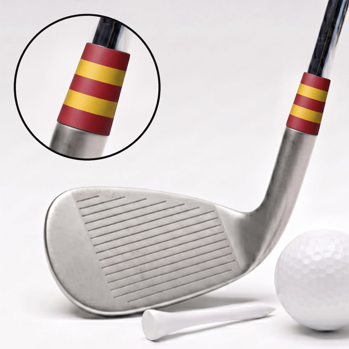 cardinal and gold bands ferrule