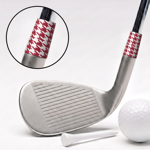 crimson houndstooth ferrule