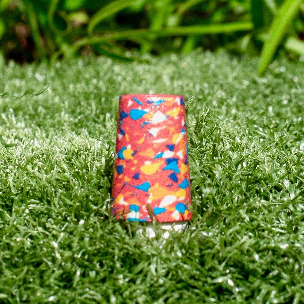 Feral Golf “The Red Pollack” Ferrule – Abstract Paint Splatter - Feral Golf Co.