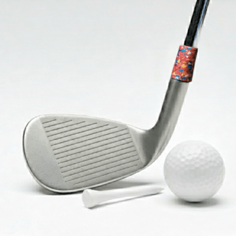 Feral Golf “The Red Pollack” Ferrule – Abstract Paint Splatter - Feral Golf Co.