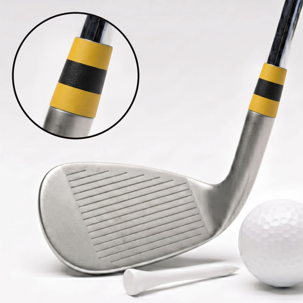 gold and black bands ferrule