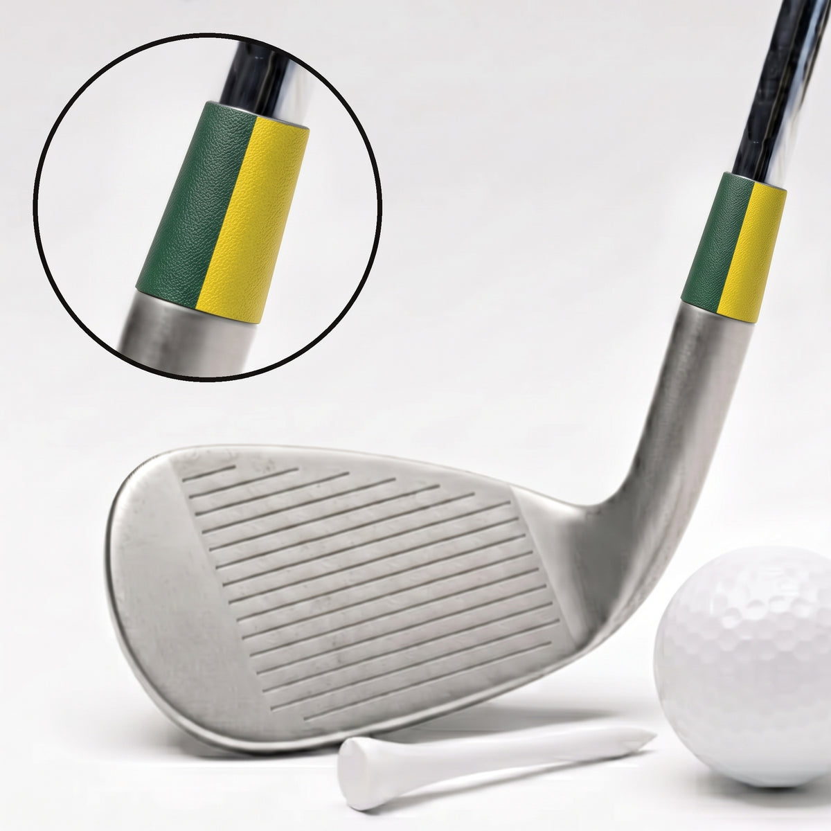 green and yellow split ferrule