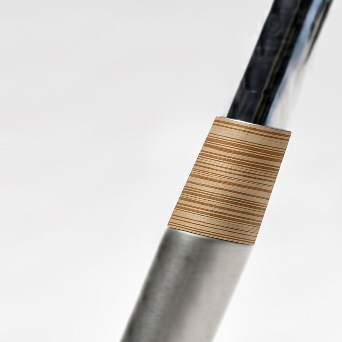 Maple Ferrule - Straight - close-up of the ferrule on the hosel