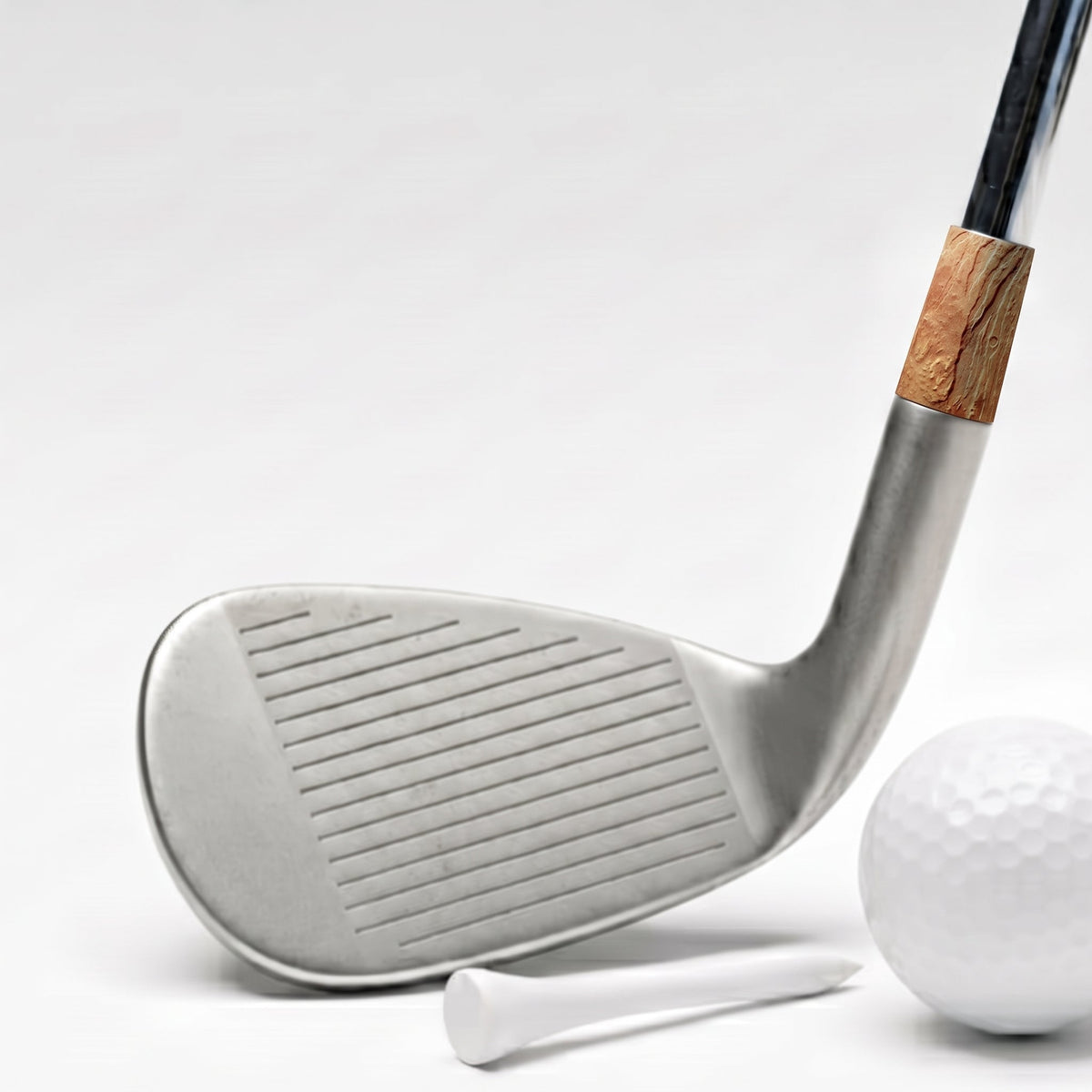 Mars Ferrule by Feral Golf Co. on a wedge