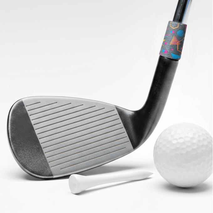 Neo Geo - Geometric Throwback Golf Ferrule - Feral Golf Co.