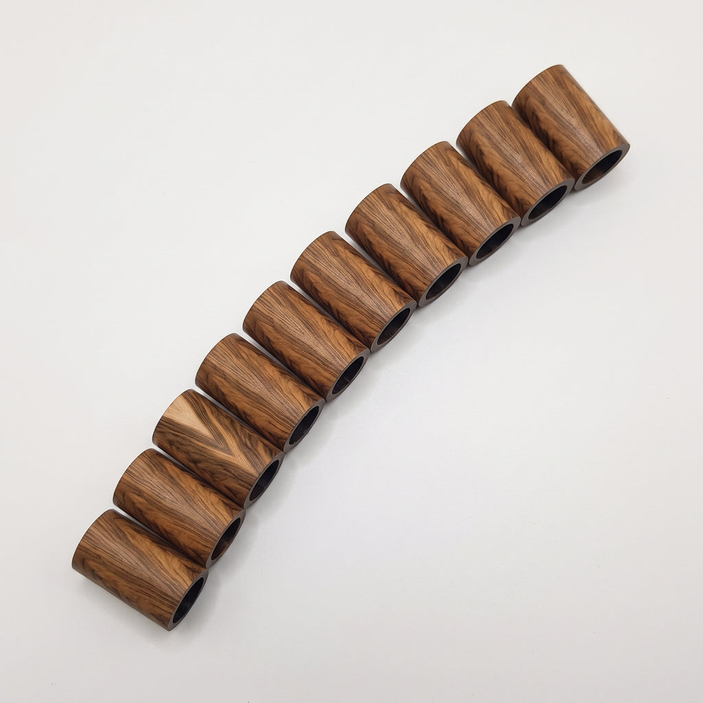 Persimmon Ferrule - Figured - 10-pack laid out