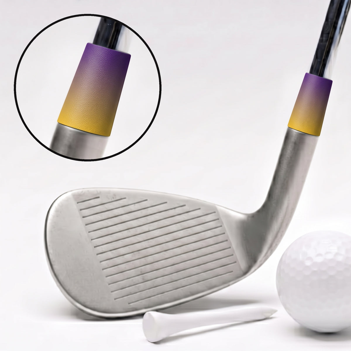 purple and gold fade ferrule