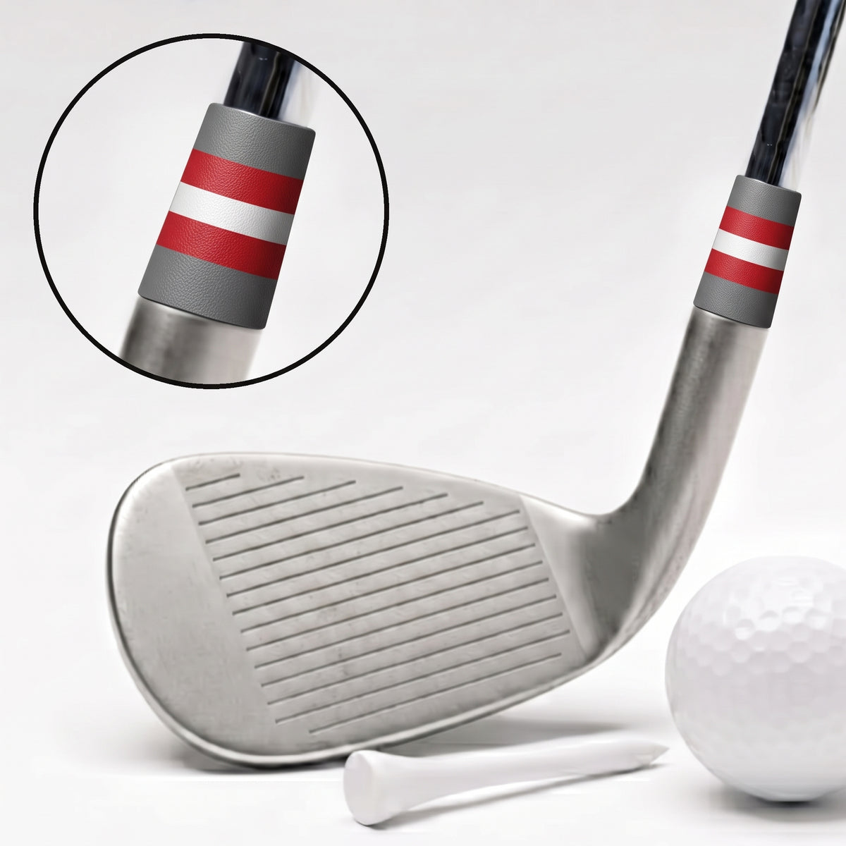 scarlet and gray bands ferrule