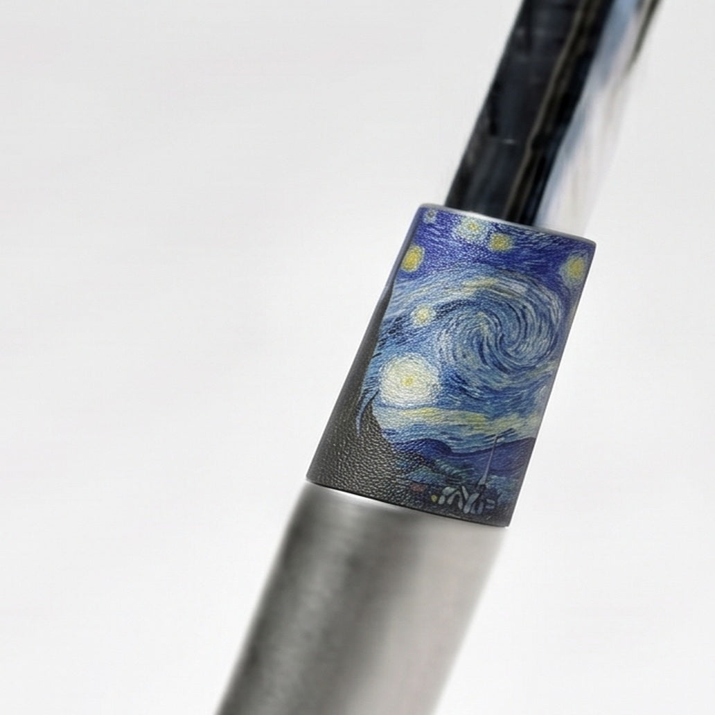 Starry Night Ferrule - close-up of the ferrule on the hosel