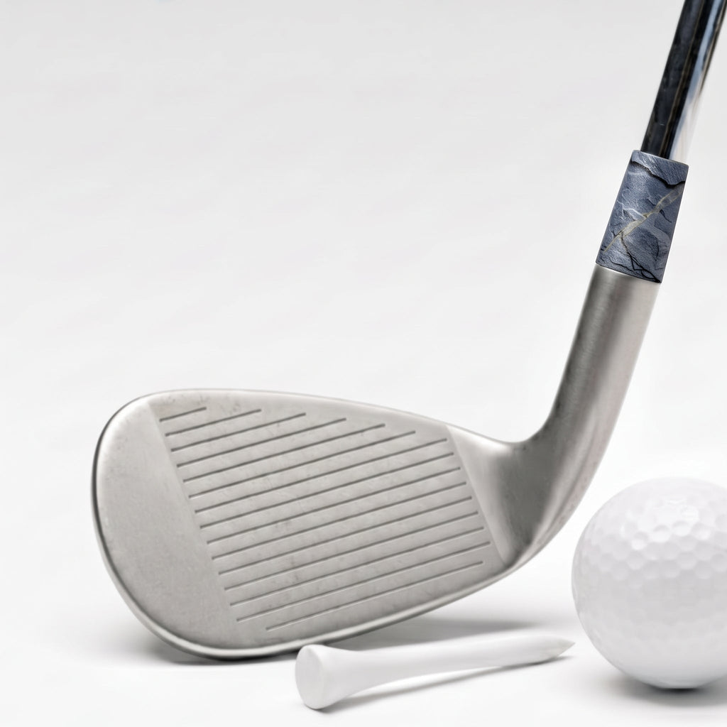 Stone Ferrule by Feral Golf Co. on a wedge