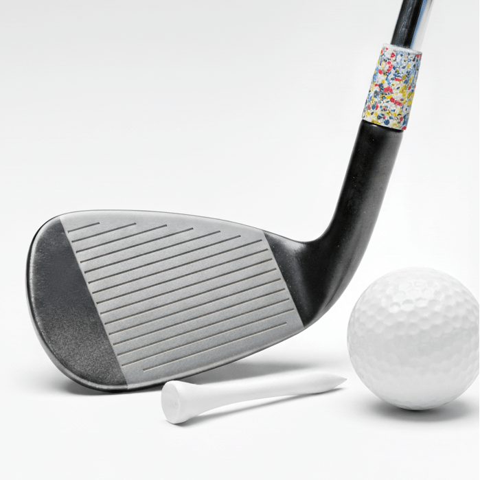 The Pollack – Abstract Paint - Splatter Golf Ferrule - Feral Golf Co.