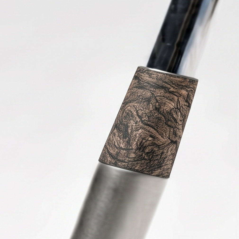 Treebark Ferrule - close-up of the ferrule on the hosel