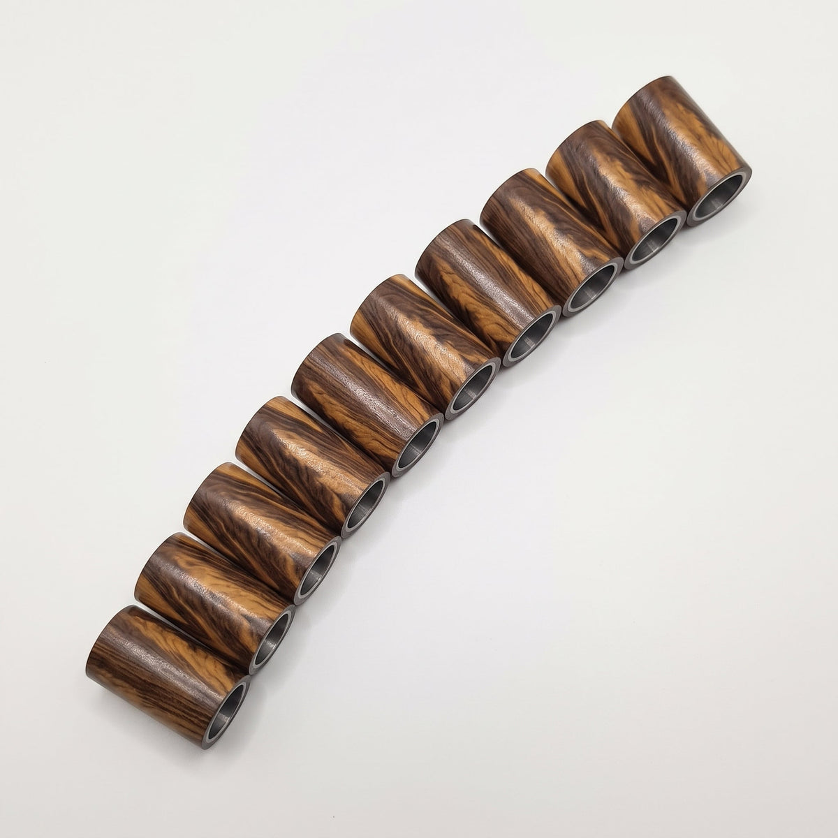 Walnut Ferrule - 10-pack laid out