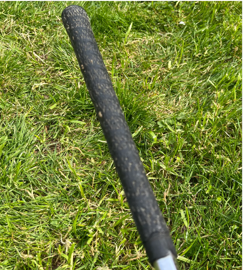 Worn grip, before
